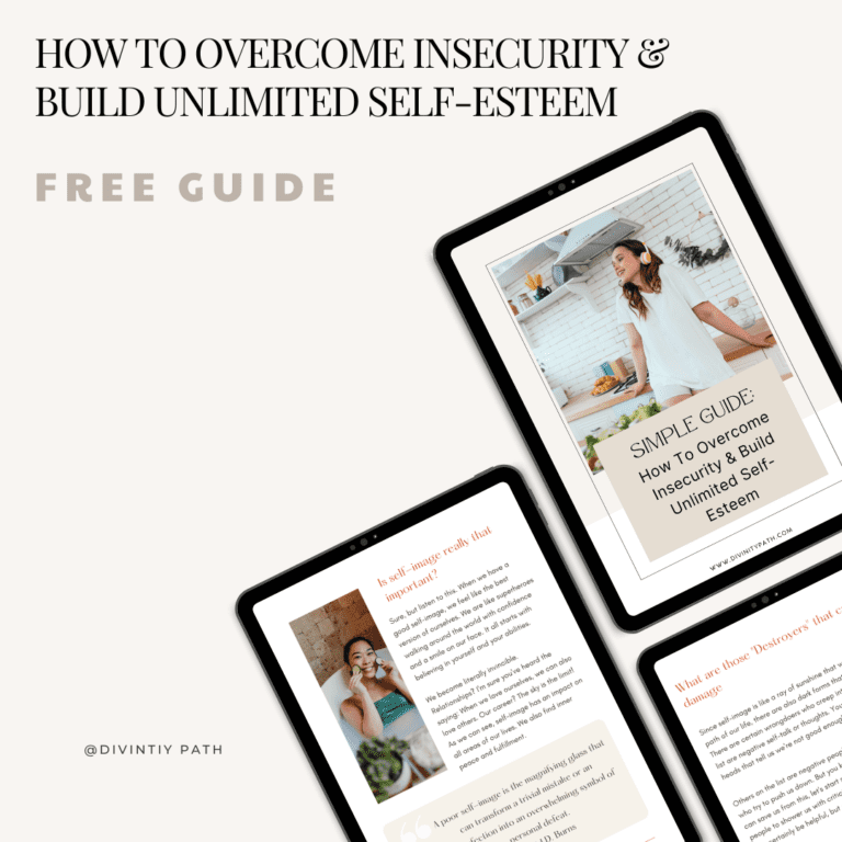 Free E-Book: How To Overcome Insecurity & Build  Self-Esteem