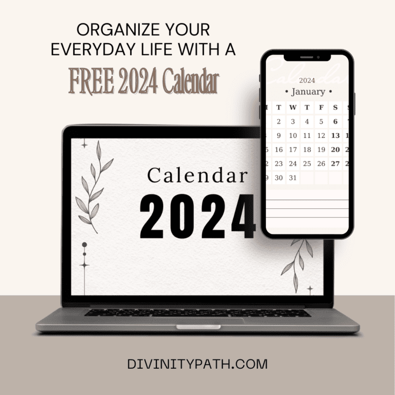 Organize Your Everyday Life With A FREE 2024 Calendar