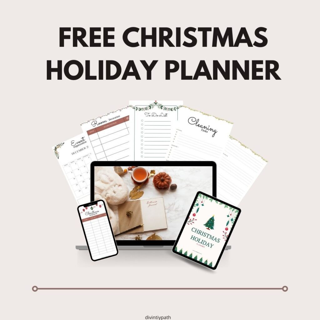 free christmas holiday planner