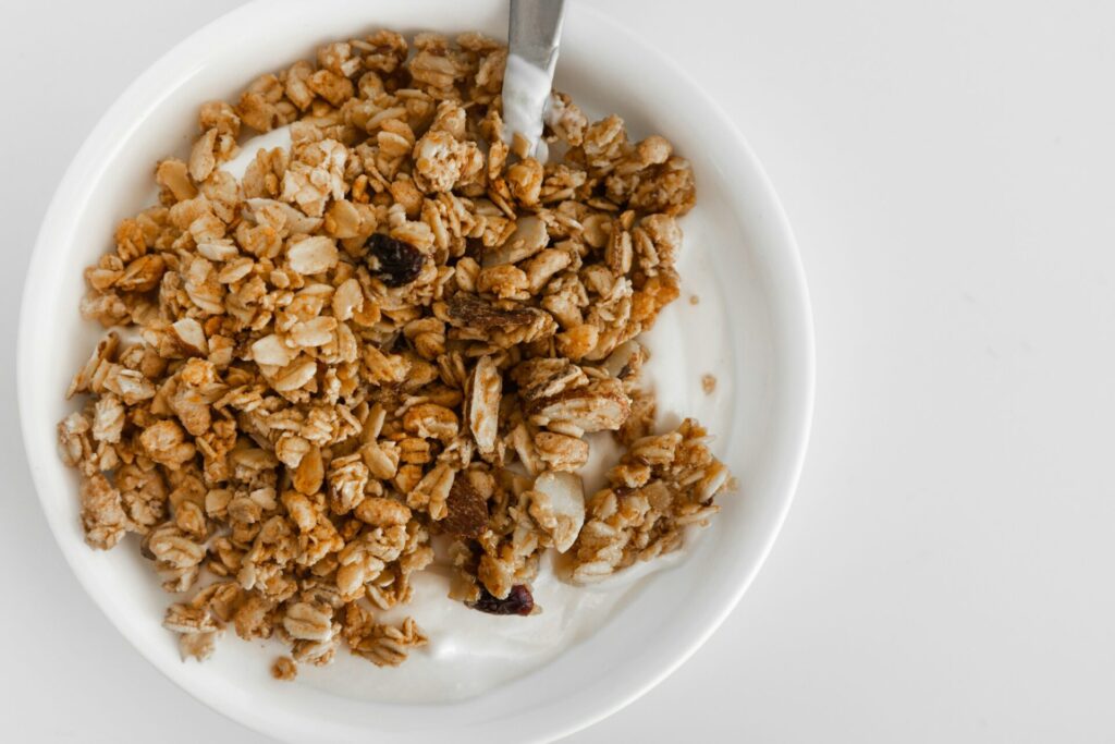 Greek yogur — packed with probiotics and protein, it's one of the top foods to balance women's hormones.