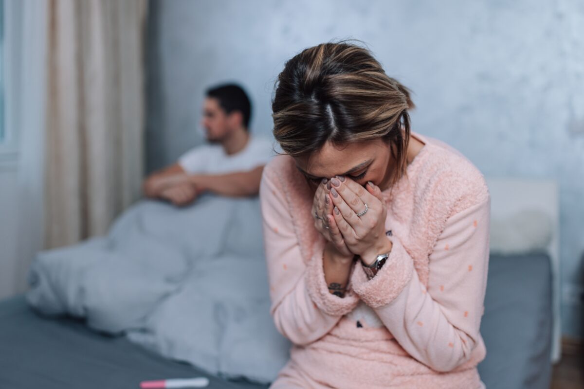 unhappy women in relationship