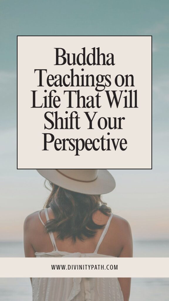 Pinterest Pin: Buddha Teachings on Life That Will Shift Your Perspective