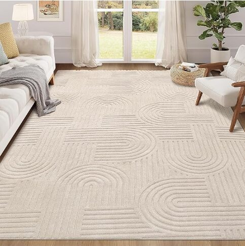 beige rug
