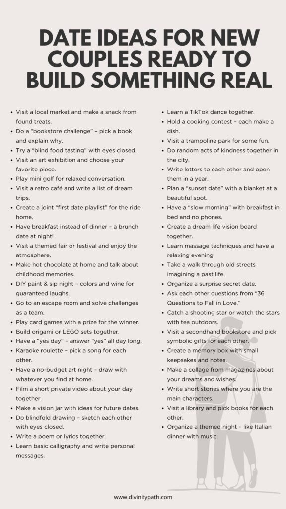 Date Ideas for New Couples Ready to Build Something Real