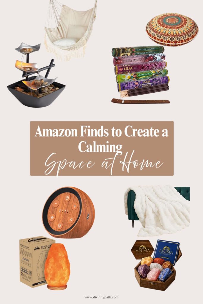 products for a calming space at home