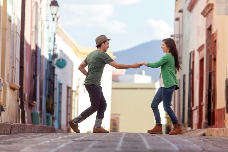 Couple dancing