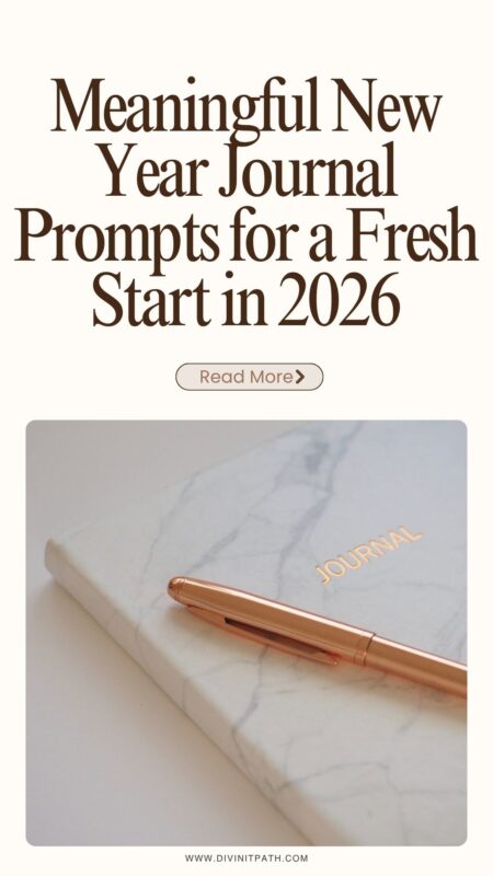 Pinterest Pin: Meaningful New Year Journal Prompts for a Fresh Start in 2026