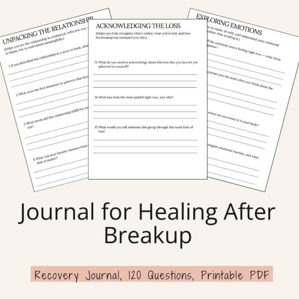 Journal for healing after breakup 1
