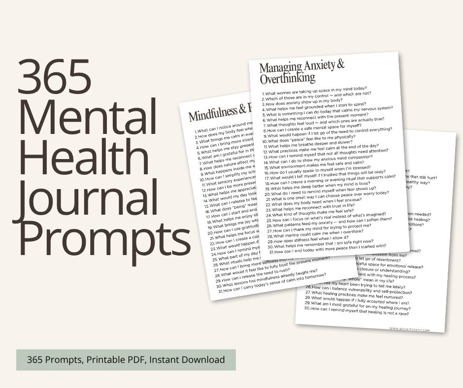 365 Mental Health Journal Prompts